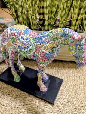 Westland Mosaic Caballo Brilliante Horse Sculpture. IE 7,374